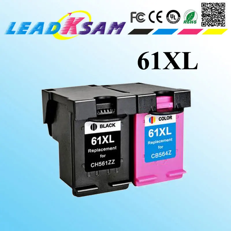 Картриджи для принтера hp61 XL Envy 4500 4504 5530 Officejet 2620 4630 2 шт. | Компьютеры и офис