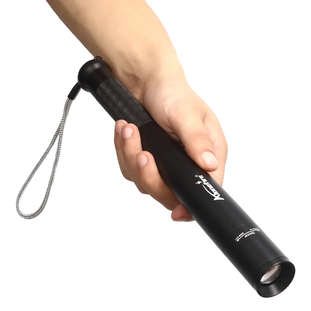 AloneFire X970 CREE T6 светодиодный фонарик тактический фонарь 18650 длинный свет