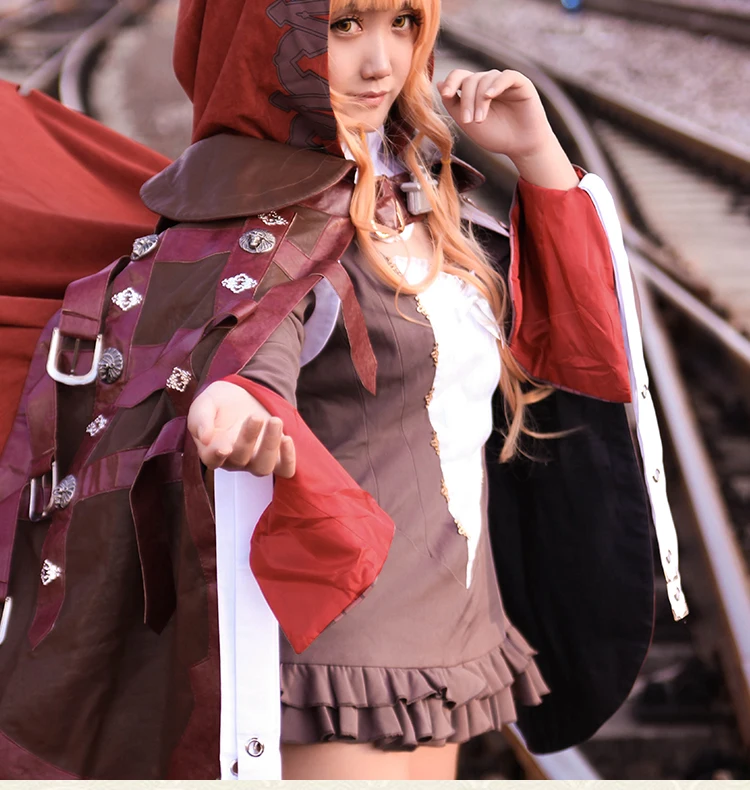 CosplayLove SINoALICE Cosplay Costume Dead Alice Red Riding Hood Dress Cosplay Costume Full Suit Custom Made (9)
