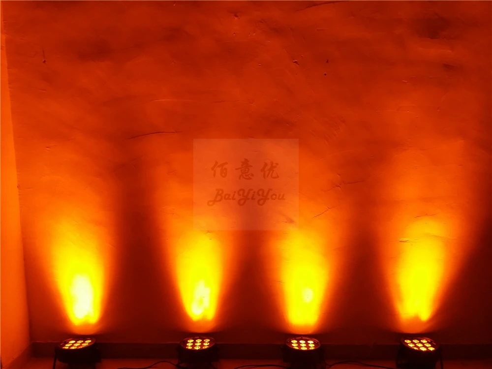 9pcs LED Flat PAR 36
