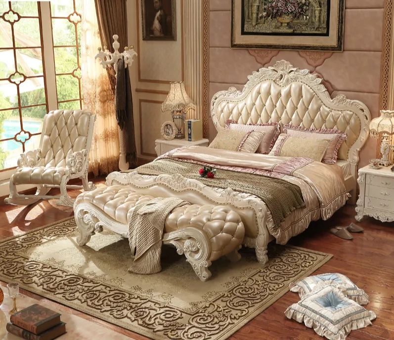 Al por mayor 2017 Muebles para el hogar dormitorio de madera maciza