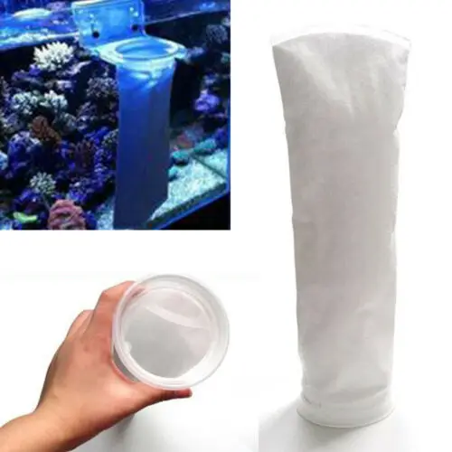 

200 Micron 4 inch Fish Aquarium Marine Sump Felt Pre Filter Useull Sock Bags 2019 New