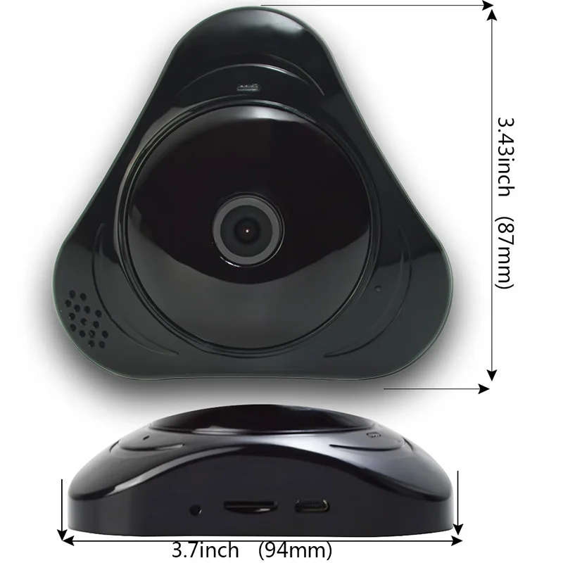 ON-SALE! UFO Panoramic iP Camera 360 Deg Fisheye 720P 1Mega Wireless Camera Night Vision Smart Video Surveillance 3D Wifi Camera