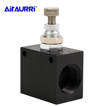 

Control valve pneumatic ASC-06/08 / 10/15 speed control flow solenoid valve 1/8''1/4" 3/8" 1/2" pipe hole