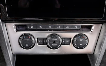 

For VW Volkswagen Arteon 2017 2018 Stainless Steel Car Styling Interior Center Control Button Knob Cover Trim 1pcs