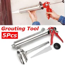 HUAFENG большая стрела из нержавеющей стали Ступка для затирки пистолет распылитель аппликатор плитка кирпич камень