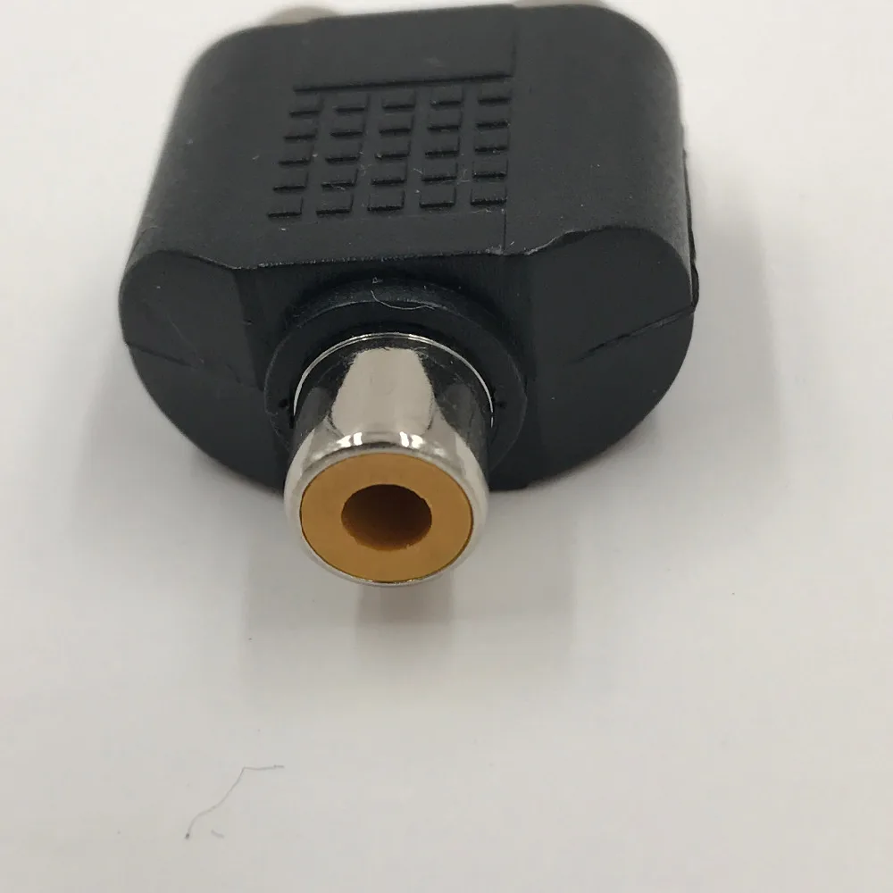 

2 Pieces RCA Female to Dual Female Adapter 1 to 2 RCA Y Splitter Audio Converter AV Connector