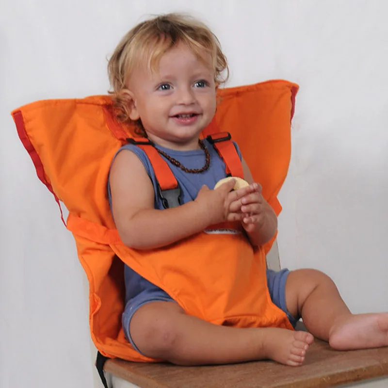 Детское портативное сиденье стул для путешествий складной моющийся младенец накидка на стол ремень безопасности кормления высокий стул для детских продуктов