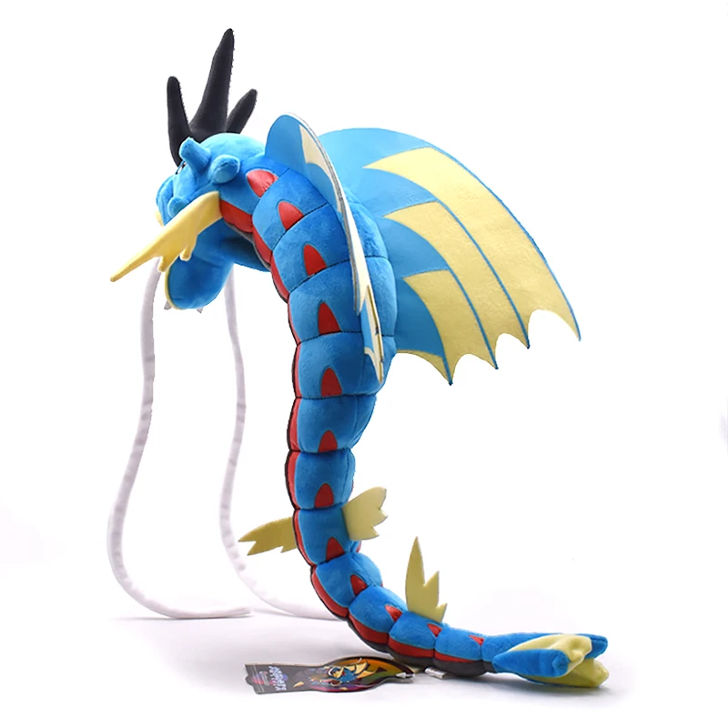 2" 56 см Горячие Продажи Gyarados плюшевые игрушки мегаэволюция синий дракон Peluche игра мультфильм коллекция животных куклы