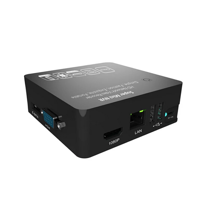 Free shipping Onvif 15 multiple-languages audio input Network video recorder 720P 1080P 4ch&8ch mini NVR for ip camera