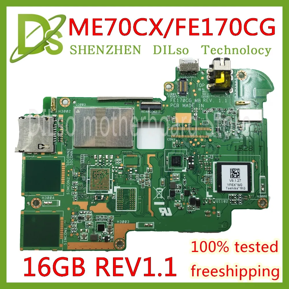 KEFU ME70CX For ASUS ME70CX FE170CG MeMO Pad 7 board 60NK01A0-M88000-100 Test 16GB memory original board KEFU ME70CX For ASUS ME70CX FE170CG MeMO Pad 7 board 60NK01A0-M88000-100 Test 16GB memory original board