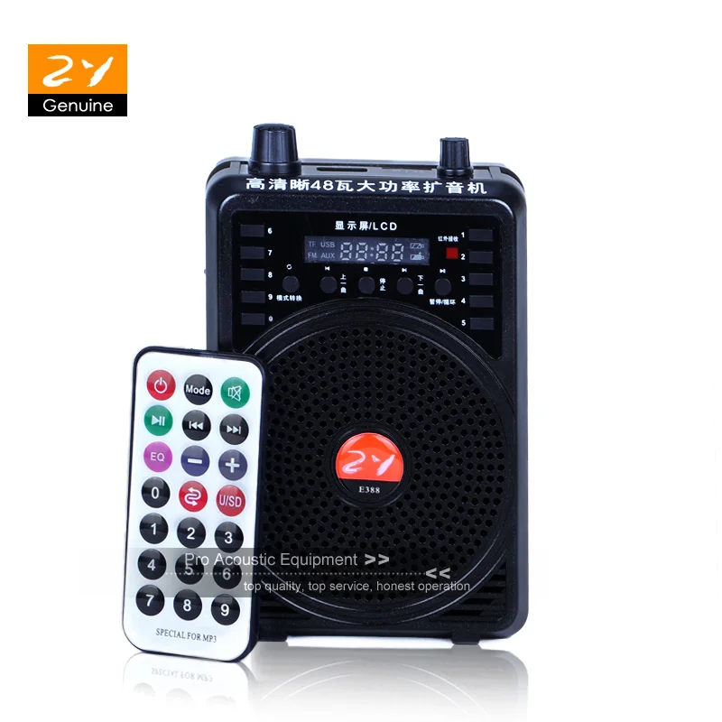 

48W High Power Loudspeaker With Microphone Voice Amplifier Booster Megaphone Speaker For MP3 Teaching Tour Guide Sales Promotion