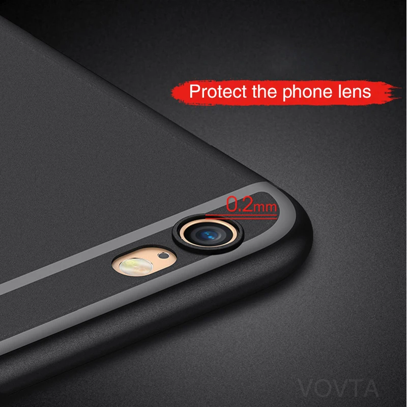 VOVTA Ultra Thin Phone Case for iPhone 6 6s Cases 6 6s Plus Luxury TPU Plastic Cover For iphone 7 8 Case 7 8 Plus SE 5 5s Cases10
