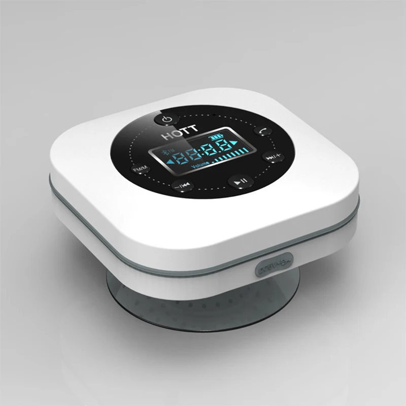 Мини Портативный беспроводной Bluetooth динамик 3 Вт FM радио ванная комната Hands Free