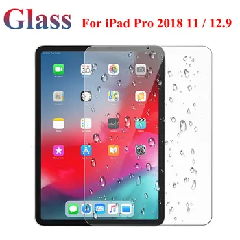 

Tempered Glass For iPad Pro 2018 11 12.9 Tablet Screen Protector Anti-Scratch Screen Cover For iPad Pro 11" 12.9" 2018 Glass