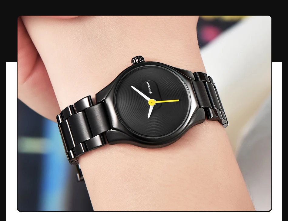 BENYAR Couple watch Set Waterproof Full Steel Fashion Casual Men Watches  Top Brand Luxury Business Male Quartz Watch Clock|Quartz Watches| -  AliExpress