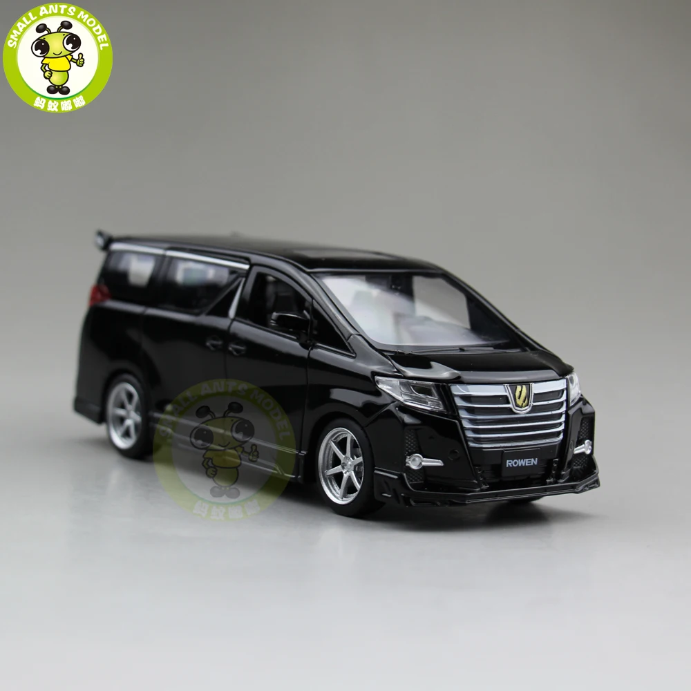 1/32 JACKIEKIM ALPHARD ROWEN Япония Премиум s-класс литья под давлением Модель автомобиля игрушки для детей звуковое освещение Вытяните назад Подарки