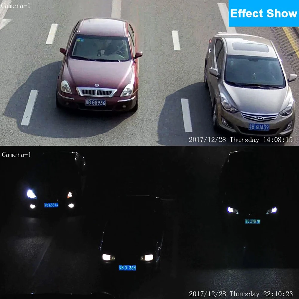 1080P 2MP 6 22 мм объектив транспортных средств распознавание номерного знака IR