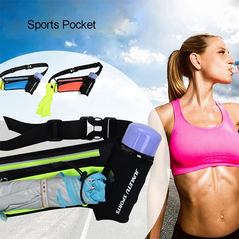 2019 Running Marathon Waist Bag Sports Climbing Hiking Racing Gym Fitness Lightweight Hydration Belt Water Bottle Hip Pack | Багаж и сумки