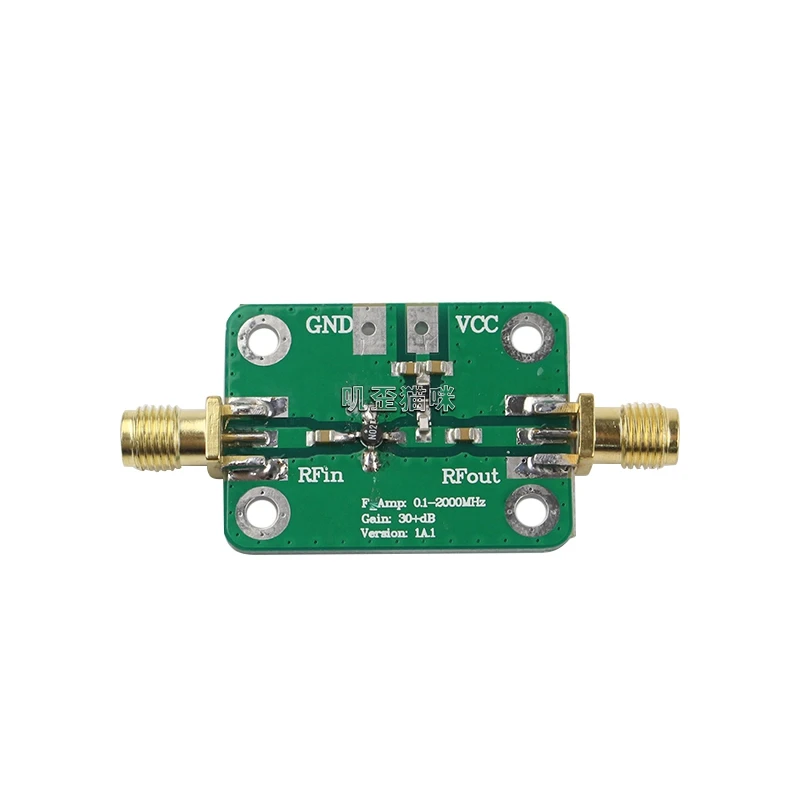 

Broadband High Frequency RF Amplifier 0.1-2000MHz 30dB High Gain Module