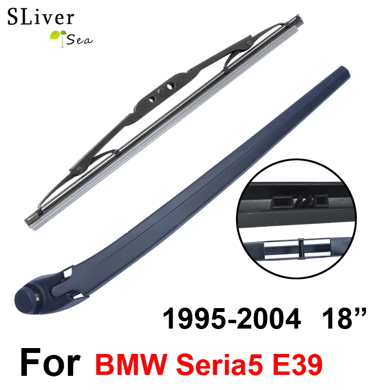 SLIVERYSEA Rear Wiper Blade and Arm For BMW Series 5 E39 1995 2004 18'' 5 door Avant High