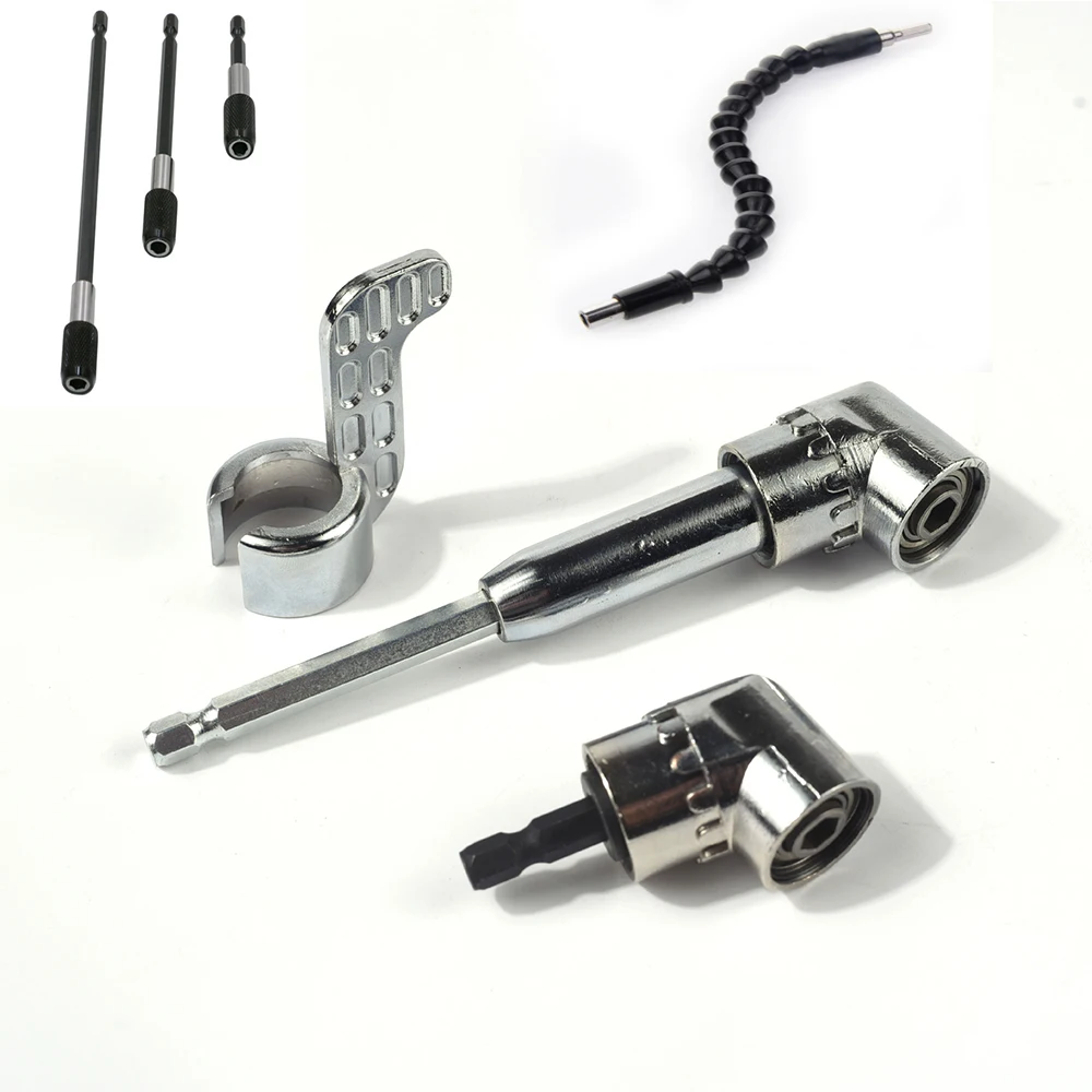 

Right Angle Drills,105 Degrees Right Angle Driver, Angle Extension Power Screwdriver Drill Attachment Power tool accessories