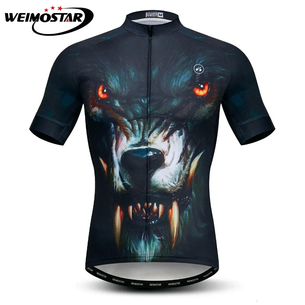wolf cycling jersey
