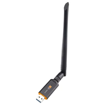 

1200m External Antenna Wireless Network Card Usb3.0 Dual Frequency 2.4g/5.8g Gigabit Wireless Network Card Wifi Receiver Ac