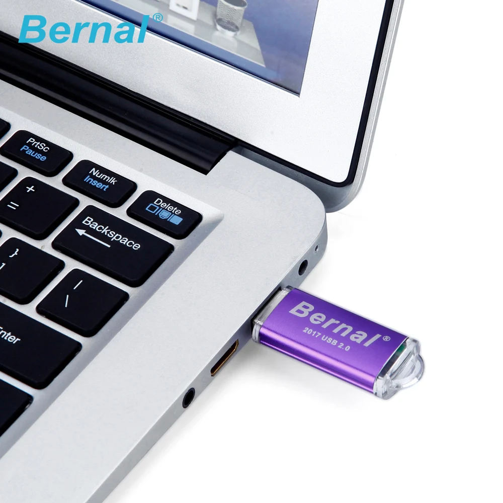 Bernal высокоскоростные USB 2.0 flash drive флэш- диск USB- кабель pendrive 8 гб памяти металла до 32 гб, 64 гб USB- флешки pendrives включать usb flash drive