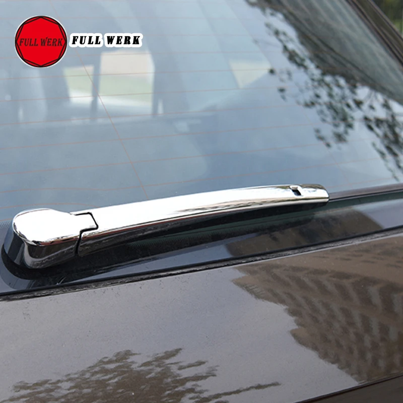 

2pcs/set ABS Car Rear Wiper Cover Decoration Sticker Cap Protector Sequins for Touareg 19 Exterior Accessories