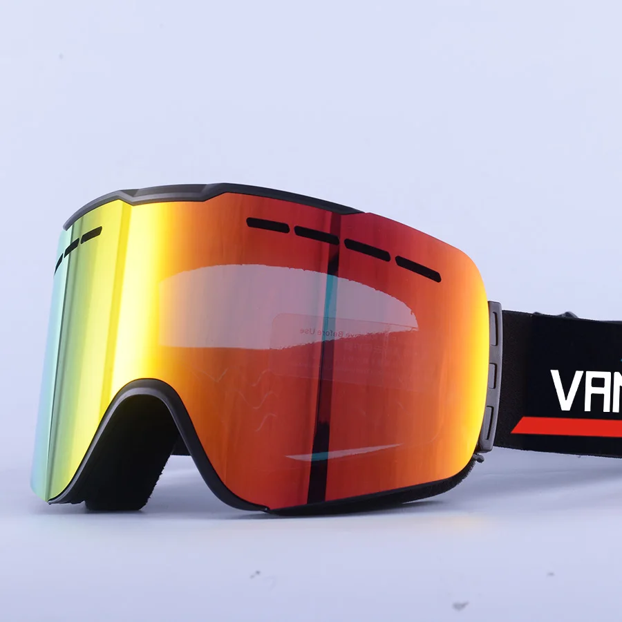 VANREE Brand ski goggles double Lens anti fog Skiing eyewear n cylinde
