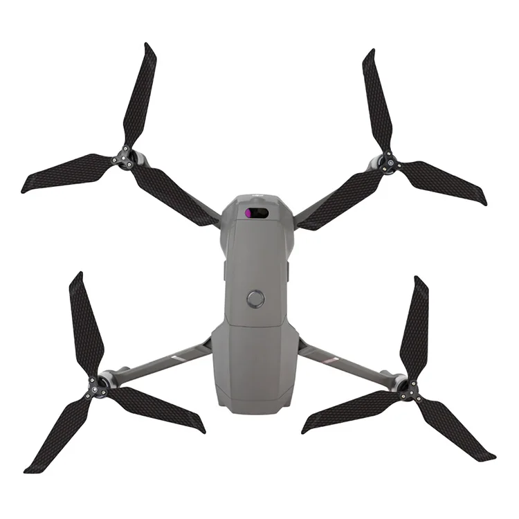 4PCS 8743 Low Noise Propeller Carbon Fiber Blade for DJI Mavic 2 Zoom/Pro Drone Spare Parts Folding Props Durable 2CW - Цена: 