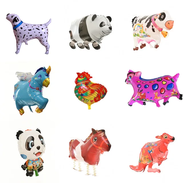 cartoon dog kangaroo horse panda balloons foil balloon gifts for dog cartoon for children