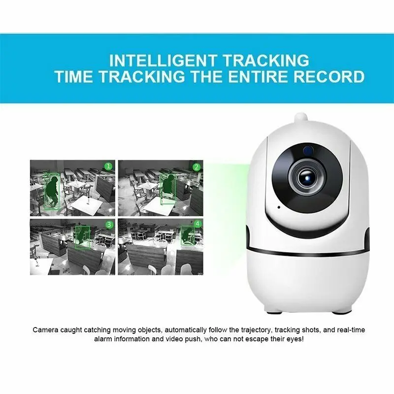 Беспроводная умная IP WiFi HD IR Cut домашняя камера безопасности 1080 P 2 Way аудио монитор видеоняня