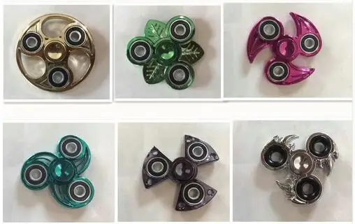 

Electroplated Hand Finger Spiner Fidget Spinner Figet Spinner Stres Figit EDC Top Spinner Toy Game Handspinner