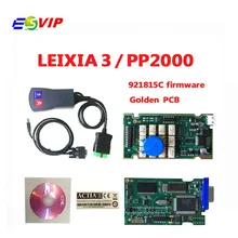 Best quality Board 921815C Firmware Golden PCB Lexia PP2000 V48/V25 Lexia-3 Diagnostic Tool for free shipping