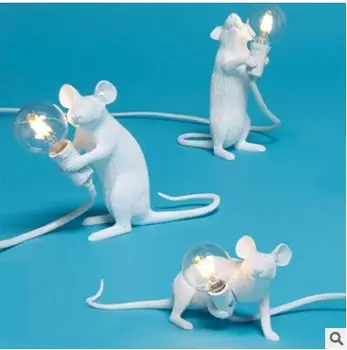 

Mouse creative personality mini gift decorative lamp children's room lamp dormitory eye protection lamp resin lamp