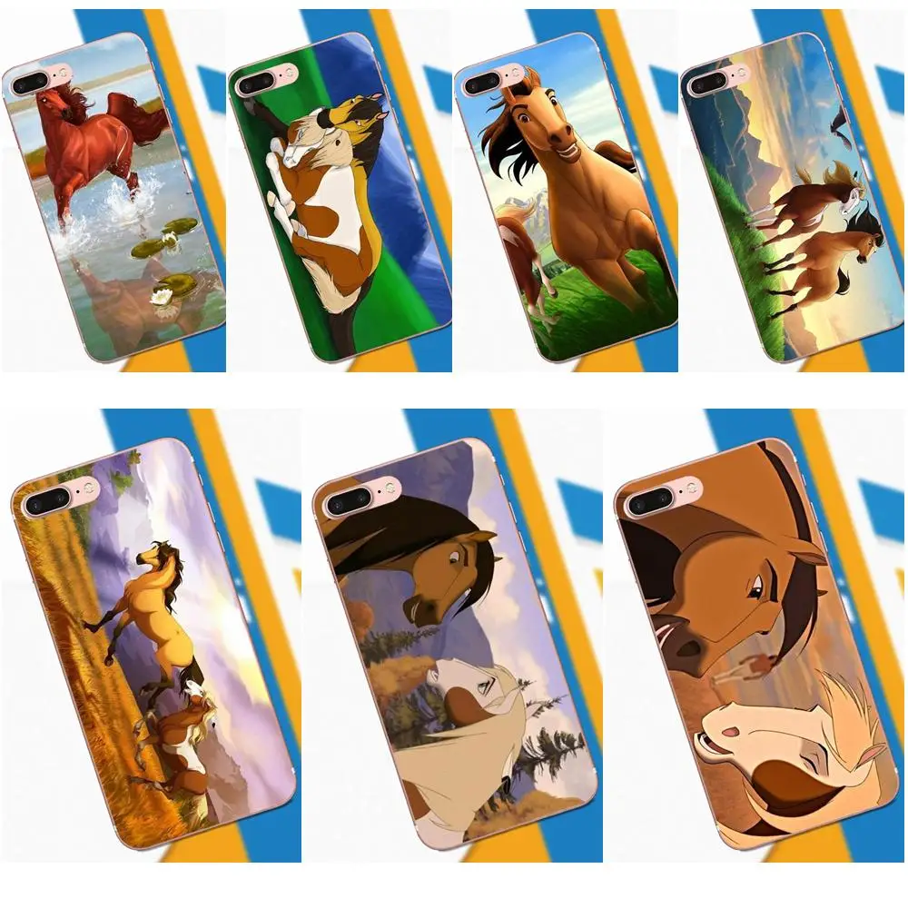 

Soft Case Cover Spirit Stallion Cimarron Horse For Apple iPhone X XS Max XR 4 4S 5 5C 5S SE 6 6S 7 8 Plus