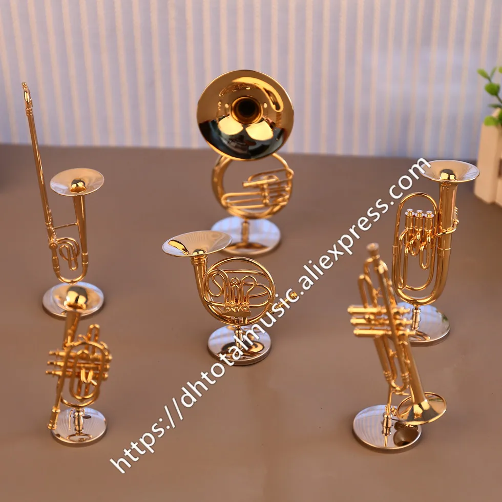 Dh Miniature Flute Clarinet Saxophone Trumpet Trombone French Horn
