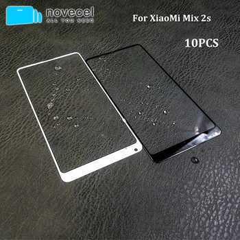 

10PCS Novecel AAA Front Outer Glass Lens Replacement For Xiaomi Mi Mix 2 2s Touch Screen Outer Glass Only Cellphone Repair Parts