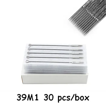 

39M1 Disppsable Sterilized Tattoo Needles Single Stack Magnum Tattoo Needles Stainless Steel tattoo tip tattoo grip 50 pcs/box