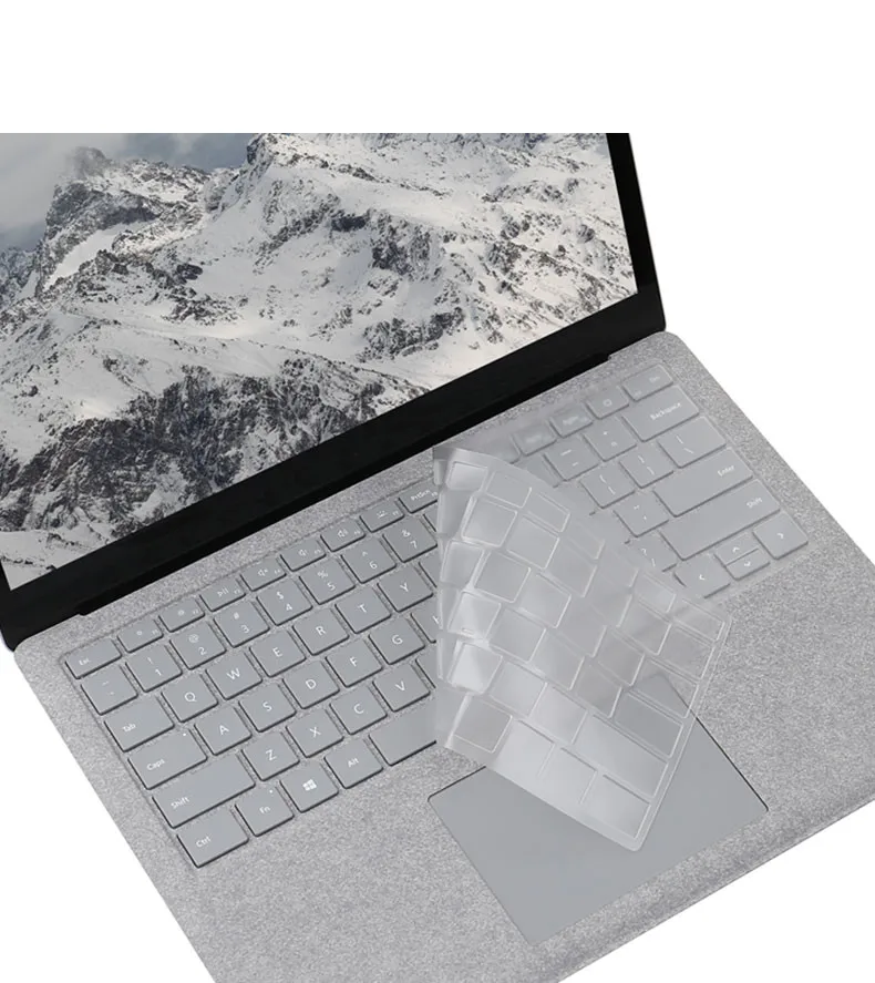 Моющаяся прозрачная клавиатура из ТПУ чехол для microsoft Surface Book 13,5 ''Клавиатура ноутбука водонепроницаемый чехол пленка для поверхностной книги