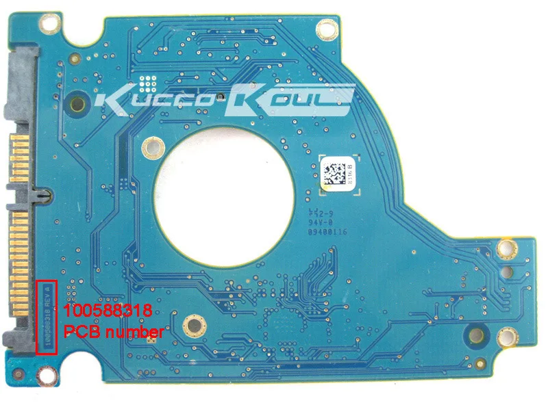 Жёсткий диск части печатной платы печатные платы 100588318 для Seagate 2.5 SATA HDD восстановление данных жёсткий диск ремонт st9640320as
