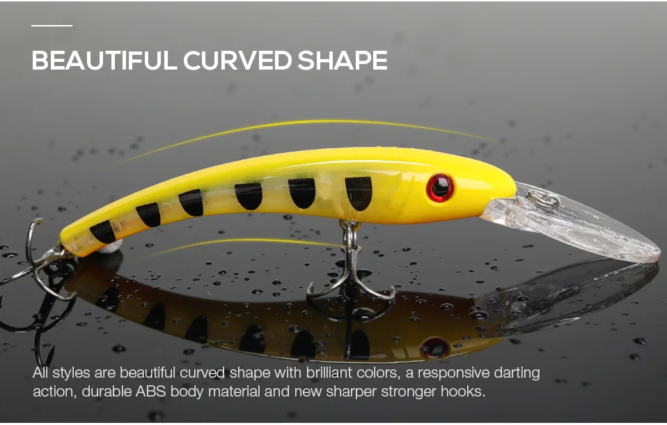 Black Minnow Lure6