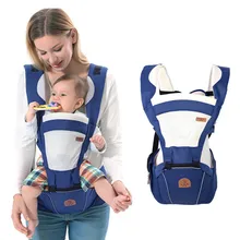 0-48 месяцев Детские переноски Хипсит(пояс для ношения ребенка) горизонтальная Передняя удерживающая обертывания 3 в 1 младенческий Однолямочный рюкзак сумка держа ребенка артефакт