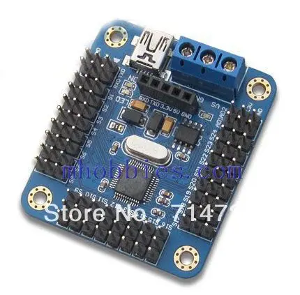 Оптовая продажа 16 канальная плата сервоконтроллера Mini USB для проекта Arduino robot|servo
