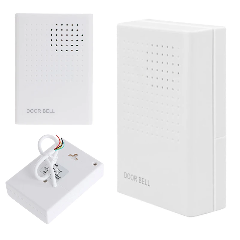 Mayitr Wired Doorbell Dc 12v Vocal Chime Office Home Access Control