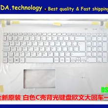 / для sony vaio svf15 svf152 svf1521 svf151svf153 svf1541 svf15e Упор для рук EUR клавиатура верхняя крышка белый нижний чехол