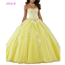 Винтажные Бальные платья для выпускного вечера Пышное Платье длинное белое платье из тюля с аппликацией, милые 16 платья Vestidos De 15 Anos Quinceanera