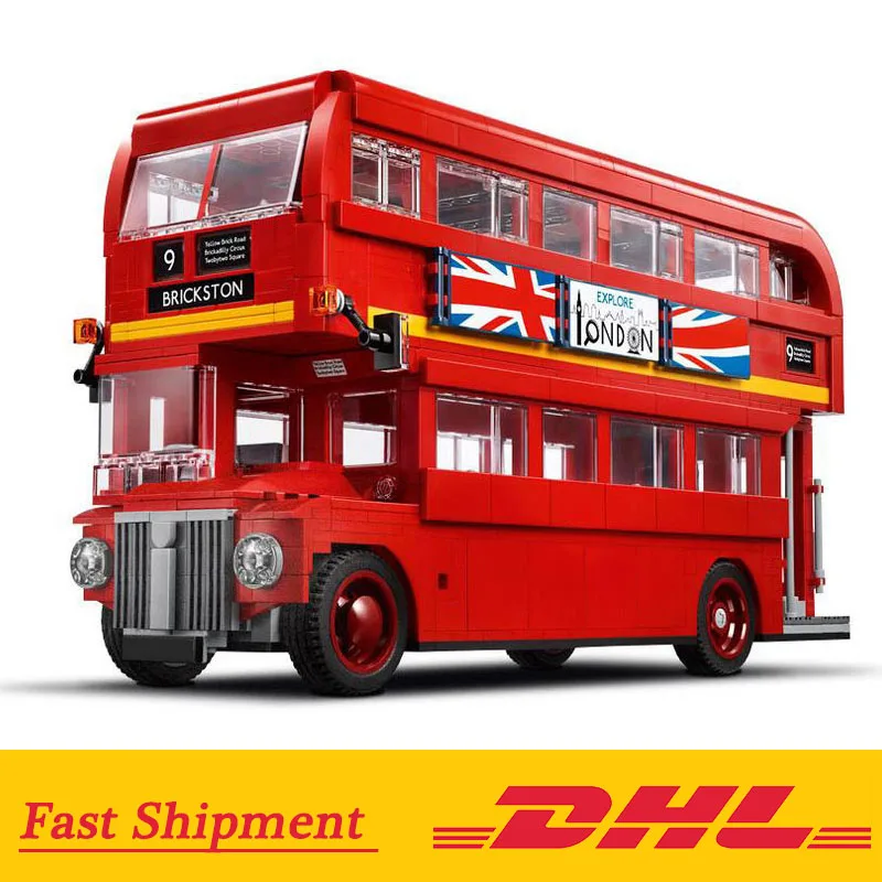 

Technic Series The 21045 London Bus Set Building Blocks Bricks Children Educational toy Legoing 10258
